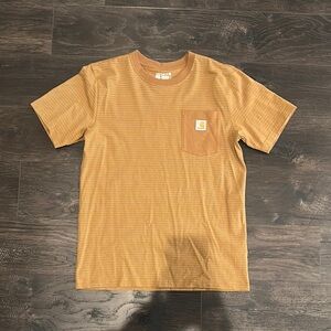 RELAXED FIT HEAVYWEIGHT SHORT-SLEEVE POCKET STRIPE T-SHIRT